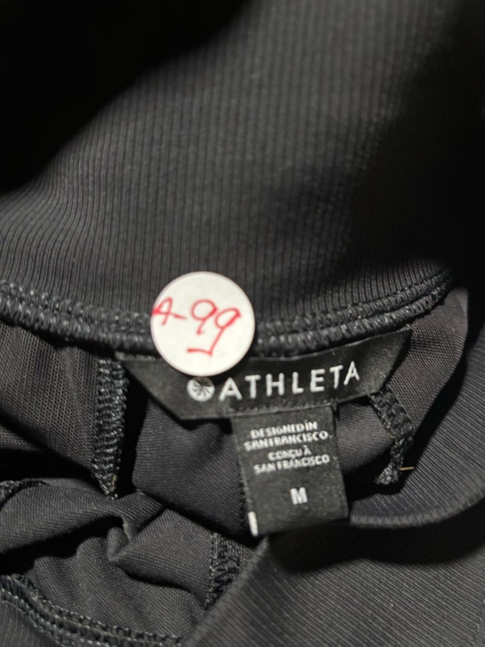 Athleta Black High-Waist Wide-Leg Pants - Picture 13 of 13